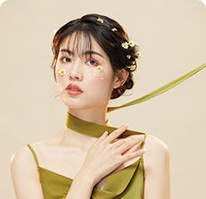 熟悉时尚化妆造型